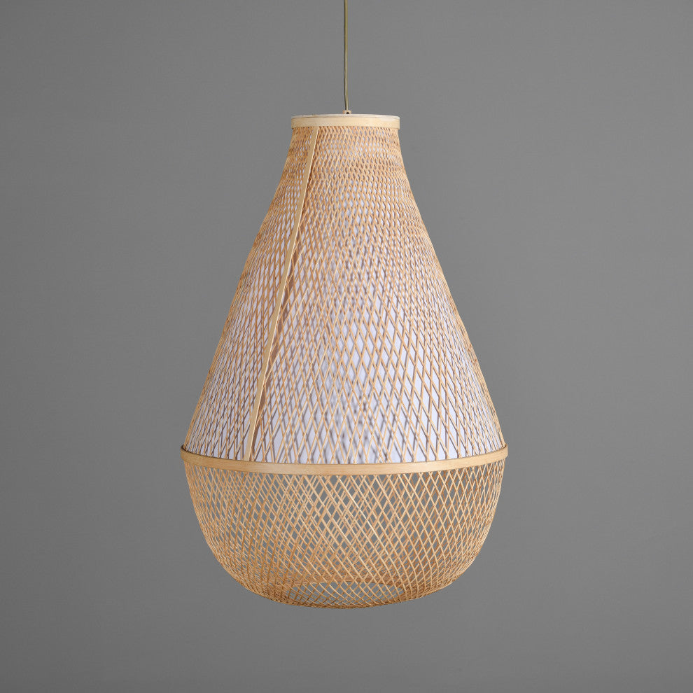 Antonia 1-Light Single Glass Pendant by Kosas Home