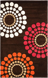 Safavieh Soho Soh788B Rug, Brown/Multi, 7'6"x9'6"