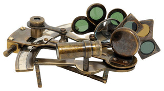 Nautical Sextant in wood box, Medium