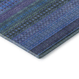 Premium Machine Washable Mayfield AMF527 Blue 3' x 5' Rug