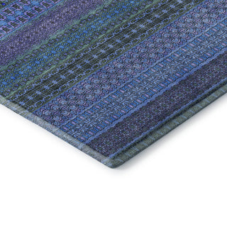 Premium Machine Washable Mayfield AMF527 Blue 3' x 5' Rug