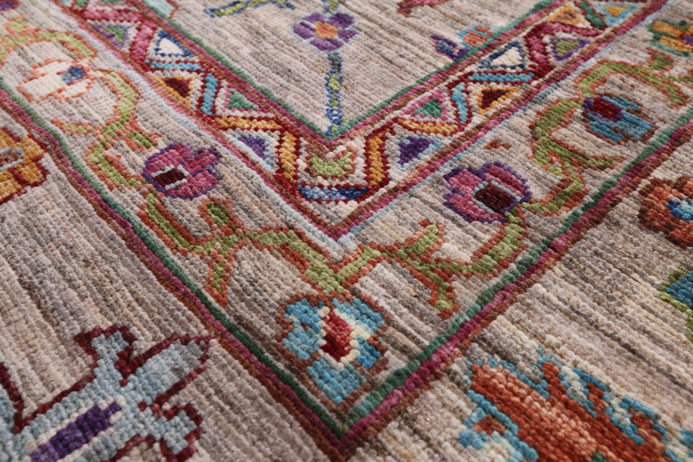 8' 9" X 12' 1" Persian Tabriz Handmade Wool Rug - Q12518