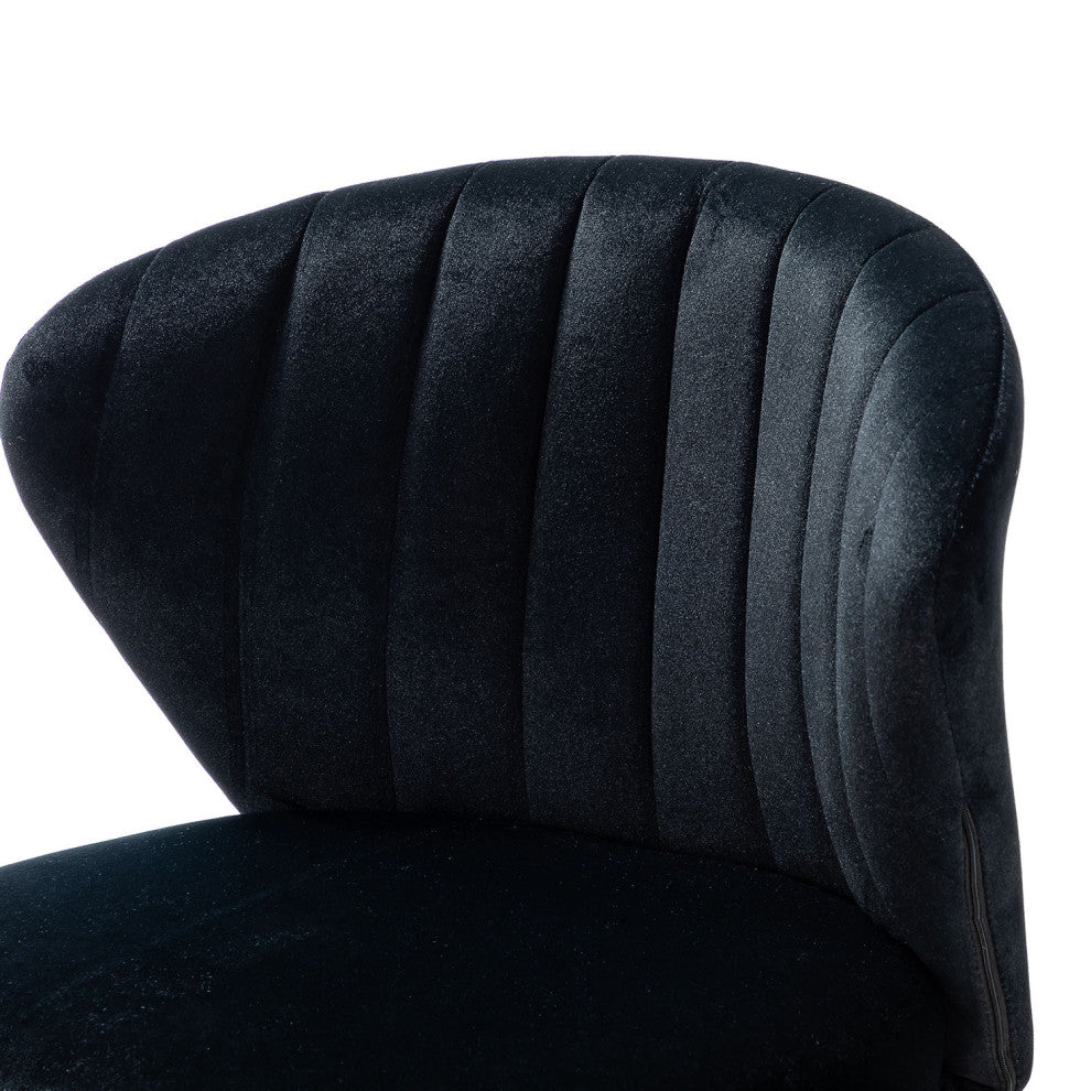 Milia Dining Chair Set of 4, Black