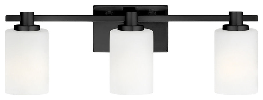 Hinkley Karlie Bathroom Vanity Light, Black, 3 Light