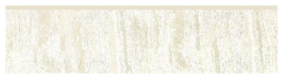 Porcelain Tile Trims Stone Look Bullnose 3x12, White