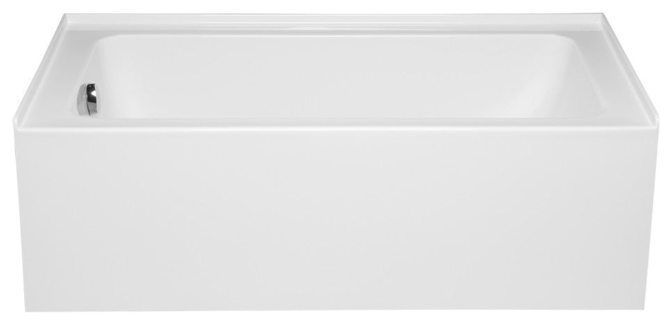 Malibu La Jolla LH Rectangle Soaking Bathtub 60x32x20 Biscuit
