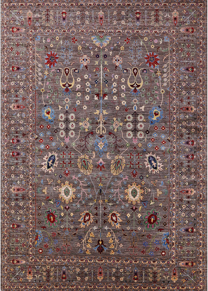 Ahgly Company Indoor Rectangle Mid-Century Modern Area Rugs, 7' x 10'