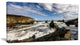 "Blue Atlantic Coast in Spain" Seashore Canvas Photo Print, 32"x16"