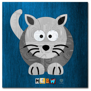 "Meow The Cat" Canvas Art by Design Turnpike