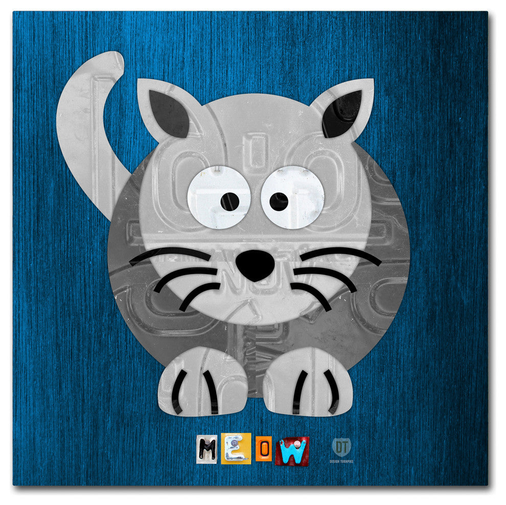 "Meow The Cat" Canvas Art by Design Turnpike