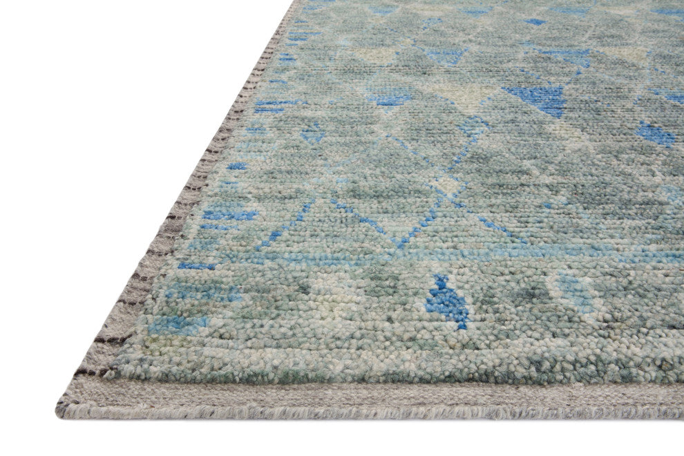 Loloi Anissa Blue / Sage 7'-9" x 9'-9" Area Rug