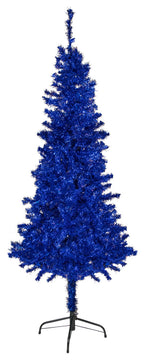 4' Blue Artificial Tinsel Christmas Tree Unlit