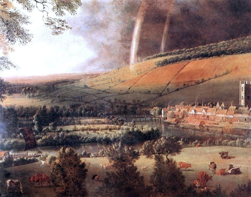 Jan Siberechts Landscape With Rainbow Henley-on-Thames Wall Decal