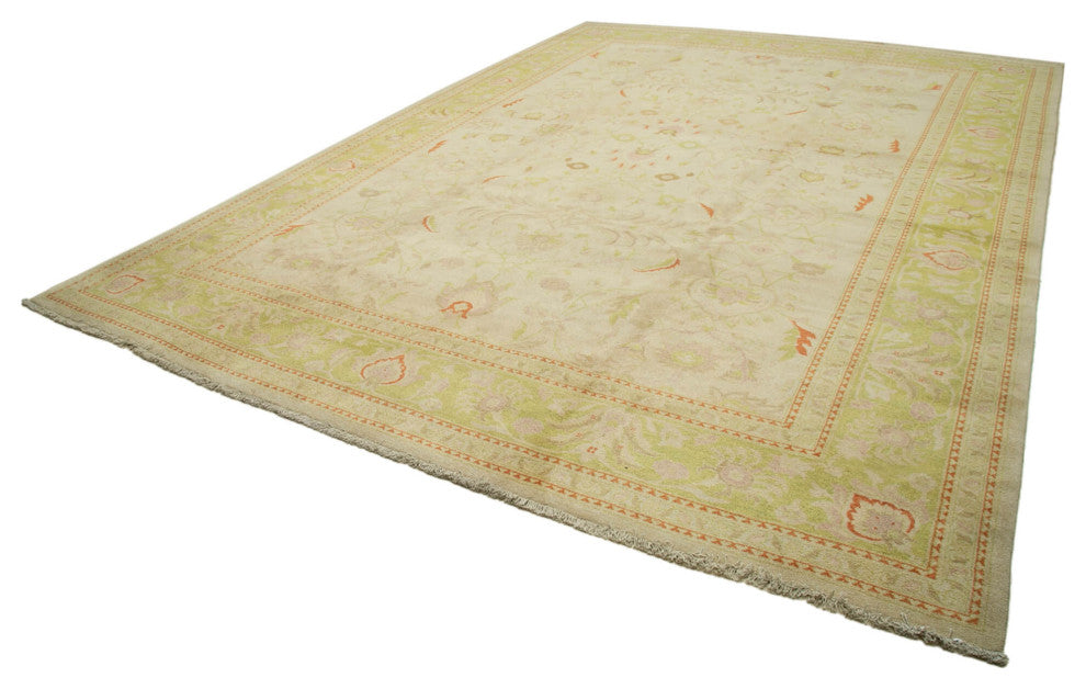 Rug N Carpet - Hand-Knotted Oriental 12' 2" x 17' 5" Oversize Oushak Area Rug
