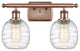 Innovations 516-2W-AC-G1013-LED 2-Light Bath Vanity Light, Antique Copper