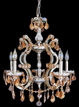 Artistry Lighting Maria Theresa Collection Chandelier 20x25, Golden Teak