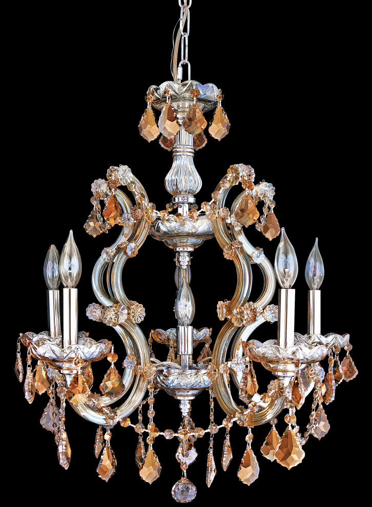 Artistry Lighting Maria Theresa Collection Chandelier 20x25, Golden Teak