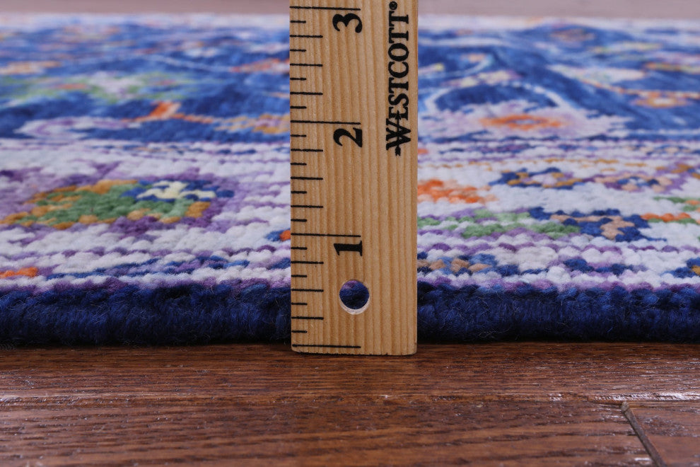 4' 2" X 6' 3" Handmade Turkish Oushak Wool Rug - Q15468
