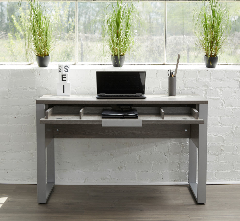 K150 Home Desk 47x24", Gray, Gray