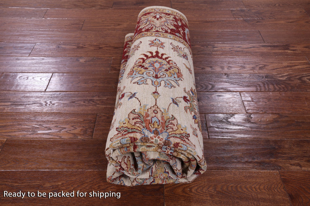 5' 6" X 7' 10" Persian Tabriz Handmade Wool Rug - Q12916