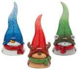 Snowman/Moose/Bear Figurine, 3-Piece Set