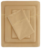 Madison Park 600 Thread Count Pima Cotton Sateen Sheet Set, Gold