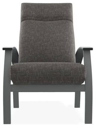 Belle Isle Cushion Outdoor Adjustable Back Chair, Hither Pewter/Graphite