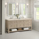 Breckenridge 72" Double Vanity, Oak, 3 CM Eternal Marfil Top