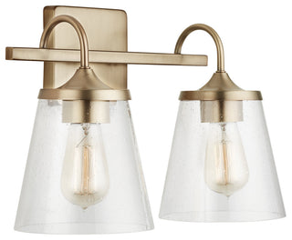 Capital Lighting 139122-496 2 Light 15-1/4"W Bathroom Vanity - Aged Brass
