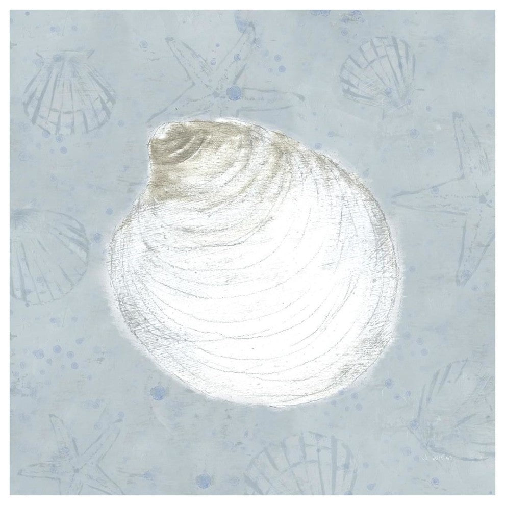 "Serene Shells II" Digital Paper Print by James Wiens, 32"x32"