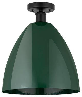Innovations 616-1F-BK-MBD-12-GR 1 Light Semi-Flush Mount, Matte Black