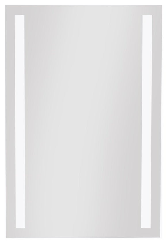 American Furniture Classics Backlit LED Mirror, 2 Vertical Frosted Insert