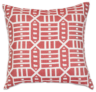18"x18" Pacifica Accent Throw Pillow by Astella, Roland Red