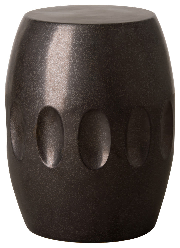 Orion Garden Stool, Gunmetal 13x18