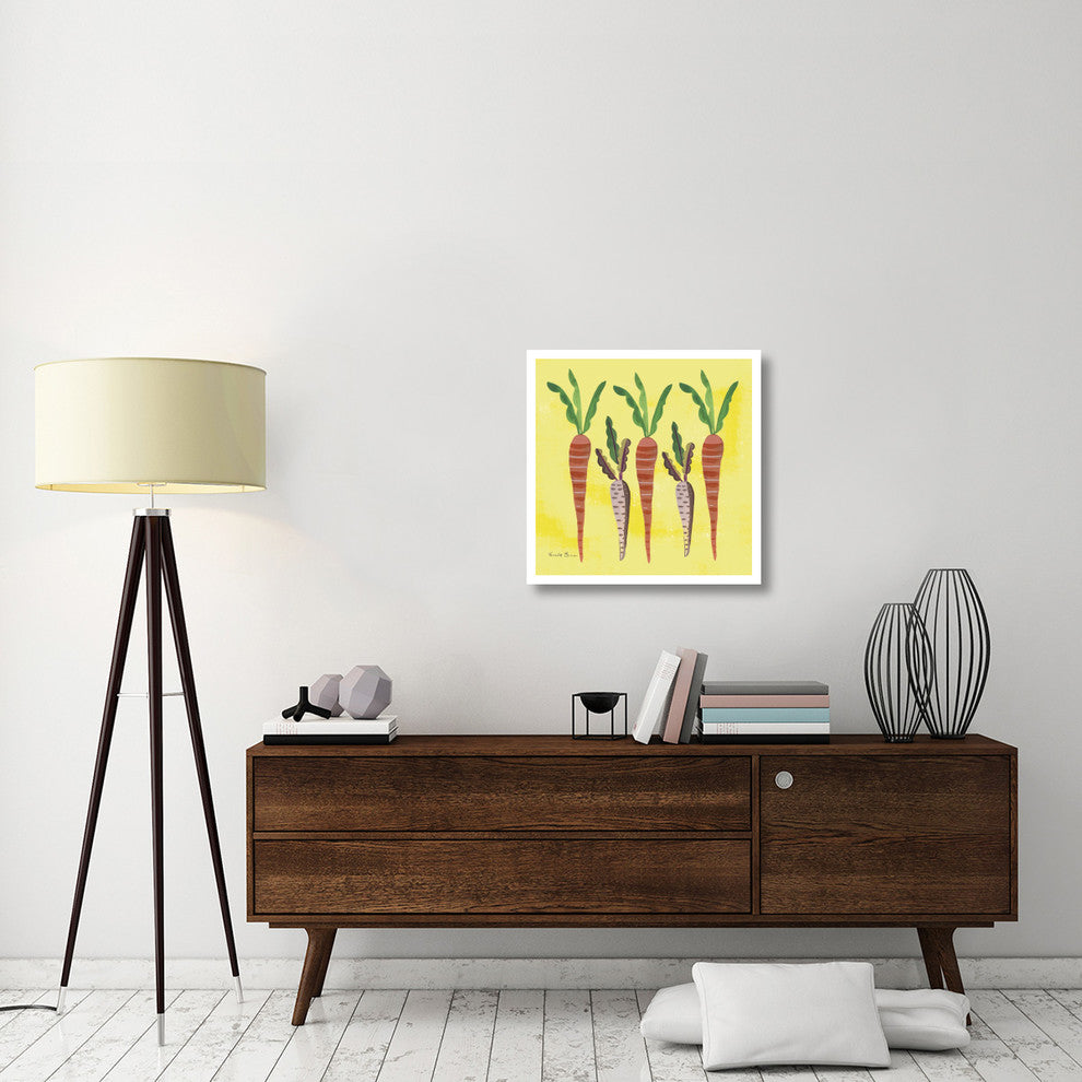 "Veggie Time V" Digital Paper Print by Farida Zaman, 26"x26"