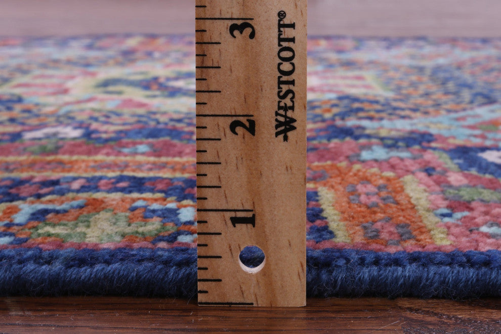 2' 7" X 10' 0" Mamluk Hand-Knotted Wool Runner Rug - Q15912