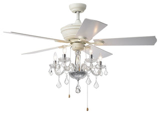 Havorand II 52-inch White Finish Ceiling Fan