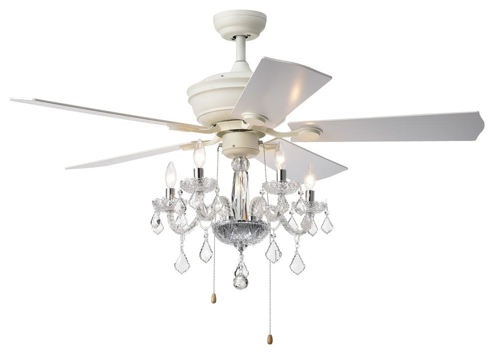 Havorand II 52-inch White Finish Ceiling Fan