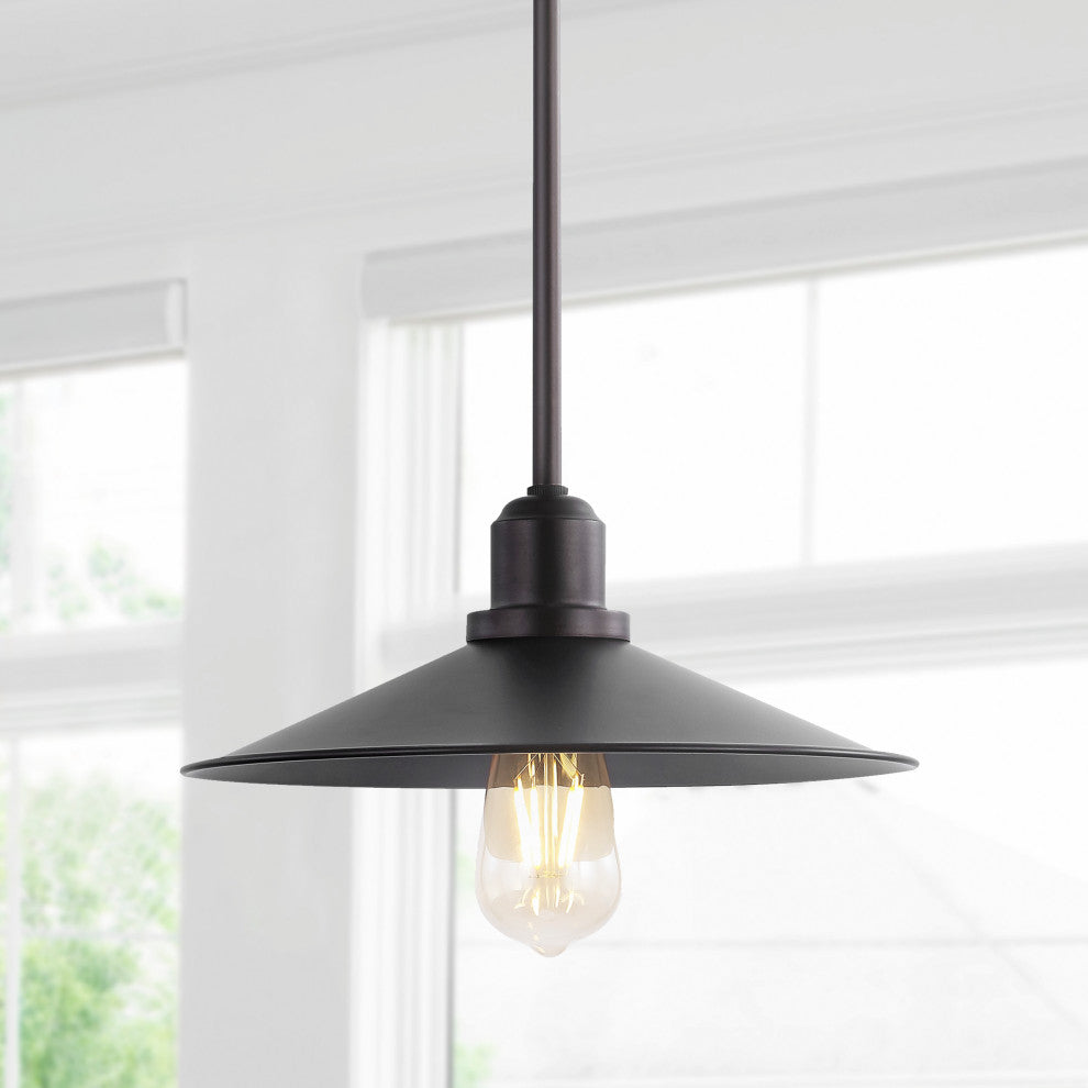 Cade 3-Light Metal LED Pendant, Oil Rubbed Bronze, Width: 10.5"