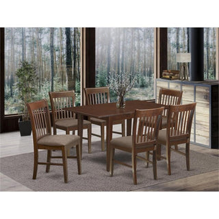 7 Pc Kitchen Dinette Set - Table With 6 Kitchen Dining Chairs