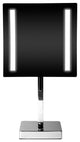 ALFI brand ABM8FLED-PC Polished Chrome Tabletop Square 8" Mirror with Light