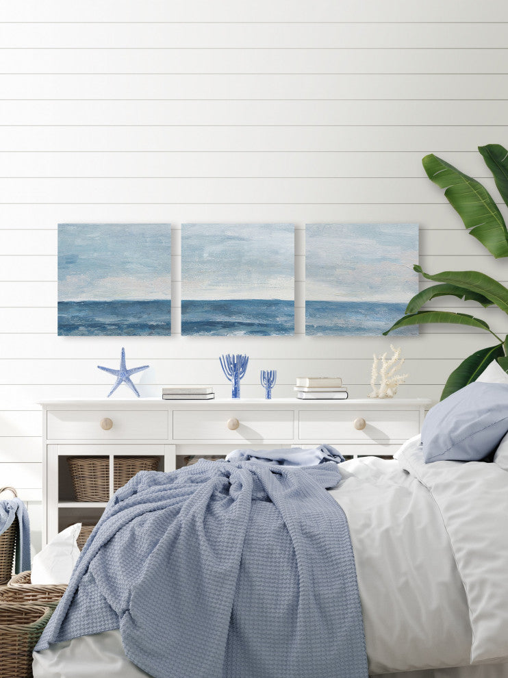 Endless Horizons Triptych, Set of 3, 40x40 Panels