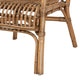 Varali Modern Bohemian Natural Rattan 2-Piece Lounge Chair Set