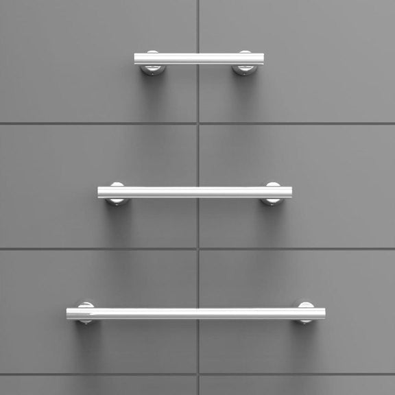 Invisia Linear Grab Bar Support Rail - 12" - Shower Bathroom, Polished Chrome