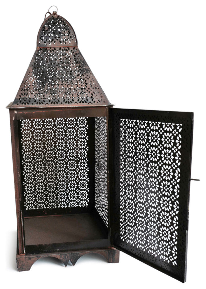 Outdoor Metal Floor Lantern