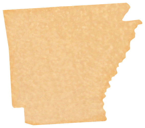 State Shaped Cutting Boards, Amber Bamboo, Arkansas