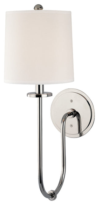 Jericho 1-Light Wall Sconce, Polished Nickel