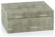 Molfeta Shagreen Leather Decorative Box, Small-9" X 7" X 4"