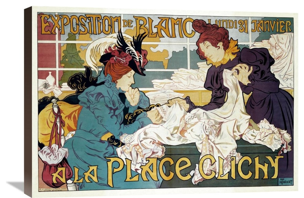 Exposition De Blanc A La Place Clichy, 30"X21"