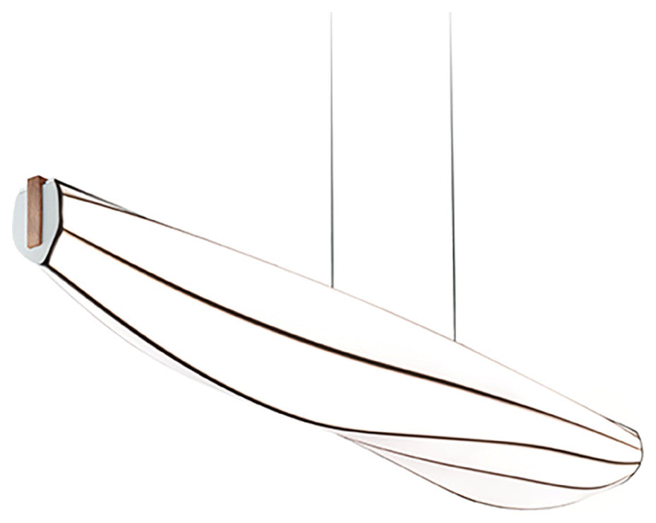 Lenis LED Linear Pendant, Walnut, 2700k - 277v